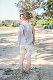 Harper Shorts Sunshine and Sky Floral
