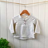 Rylan Button Front Tee Bubs