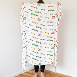 Organic Cotton/Bamboo fiber Extra Large Swaddles - Foxes